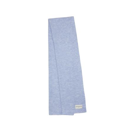 Moshi Moshi Mind, Globe Rib Scarf Blauw, Dames, Maat:ONE Size