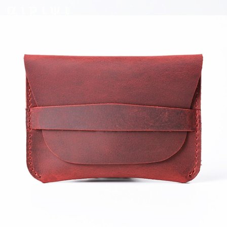 Korthållare Mini Plånbok VINRÖD - spot försäljning