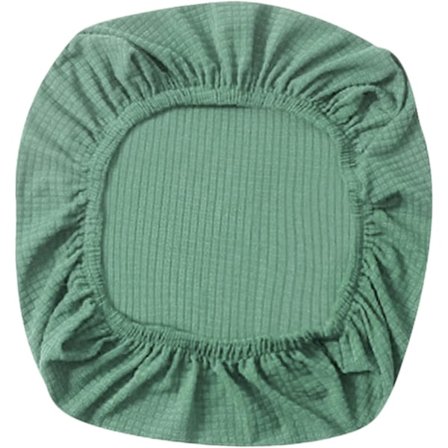 Grøn elastisk kontorstolbetræk stolbetræk skrivebordsstol pudebeskyttende betræk egnet til computer