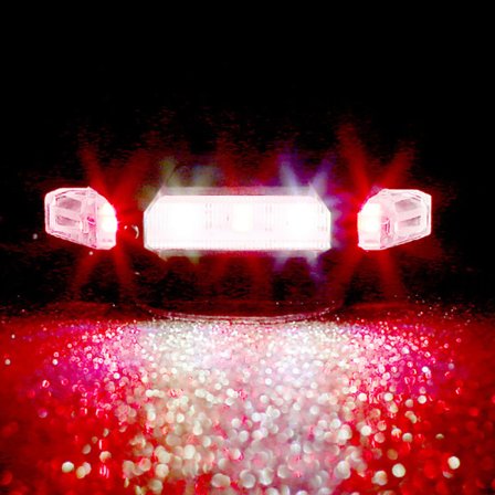 LED Mountain Bike Bagageholder Lys Vandtæt Cykel Bag Se