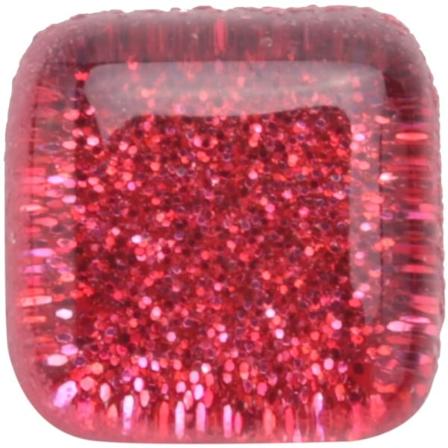 300 G assorterte fargemosaikkfliser Glitter krystallmosaikkdekorasjon for DIY-håndverksforsyning, firkantet, 1 x 1 cm