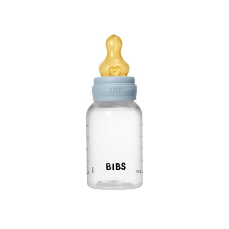 BIBS Sutteflaske Slow Flow Latex Baby Blue 150 ml, Børn & Forældre, Sutteflasker & Tilbehør, Sutteflasker