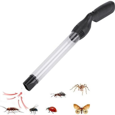 Håndholdt støvsuger til insekter til voksne og børn - Insektfælde med sugefunktion til stinkdyrsbiller, biller, kakerlakker, myrer