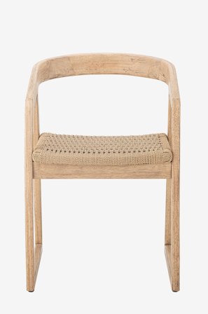 Bloomingville - Serrone Ruokailutuoli - Luonnonväri - Käsinojalliset tuolit - - Homeroom