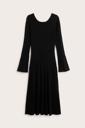 Kappahl | Sukienka z dzianiny | Czarne