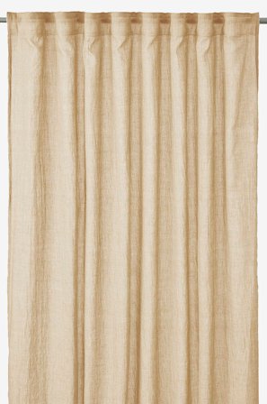 Svanefors - Gardin Sandy 2-pk - Gul - Leggbåndslengder - 135X280 - Fra Homeroom