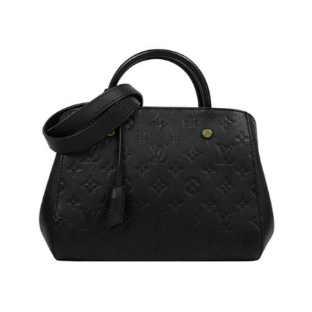Louis Vuitton Vintage Pre-owned Montaigne Taske Sort, Dame Vintage Tasker, Størrelse: ONE Size