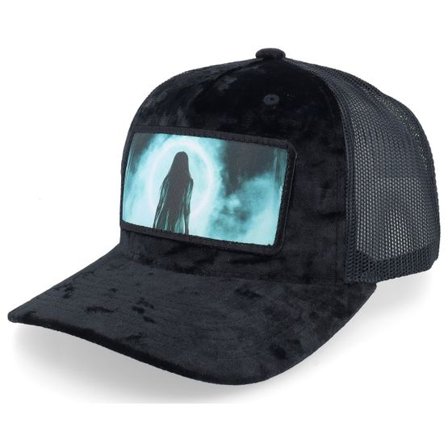 Scenes - Svart trucker Keps - Sammy Ring Velvet Black/Black A-frame Trucker @ Hatstore