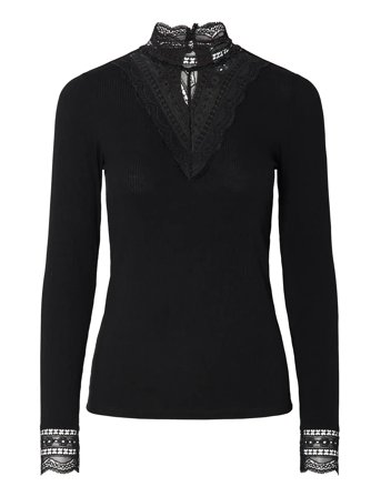 YAS | Yasellina Ls High Neck Top S. Noos | XL