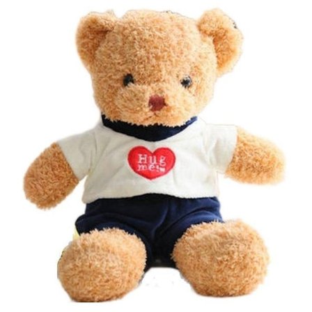 Hug ME! Nallebjörn m Söta Kläder . 30cm . Alla hjärtans dag