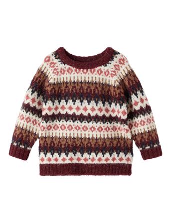 Nmfopolly Ls Knit Patterned Name It