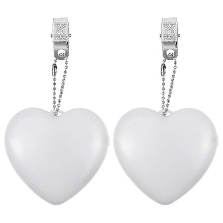 2 stk. Touch Sensor Håndtaske Lampe Lille Bærbar Lampe Hjerteformet Batteridrevet Lampe Punglampe