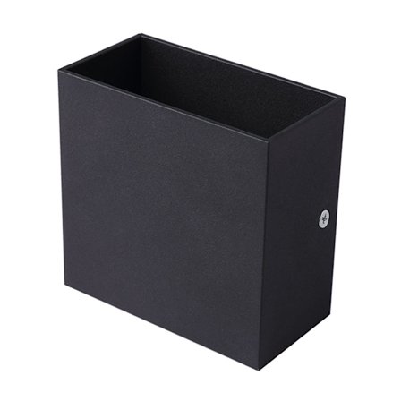 LED Vägglampa Innovativ Aluminium Väggmonterad Lampa 7W Svart Varmt Ljus för Sovrum Vardagsrum Hall