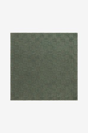 KM Home - Uld Tæppe Sydney - Grøn - Uldtæpper - 250X250 - Fra Homeroom