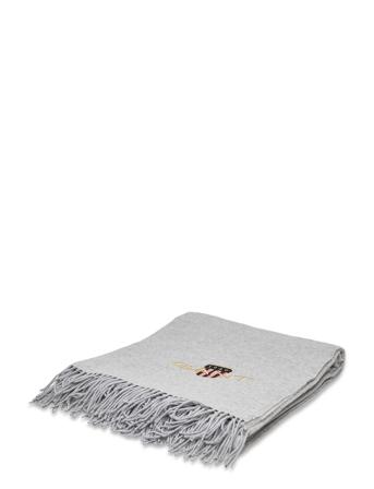 Archive Shield Throw Home Textiles Cushions & Blankets Blankets & Throws Grå GANT
