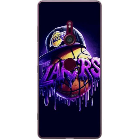 Kompatibel Mobilcover til Sony Sony Xperia XZ3 Lakers Basket NBA Basketball USA