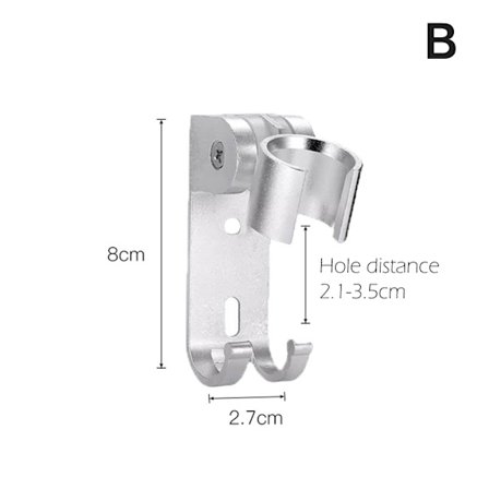 Alumiininen suihkualustan pidike säädettävä seinäasennettava suihkupää