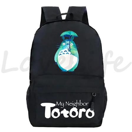 Min granne Totoro Ryggsäck Anime Ryggsäck Student Cartoon Skolväska yz style 9