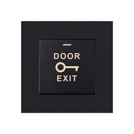 Sort 3pcs trykknap dørklokkekontakt tone rustfrit stål (dørkontakt)