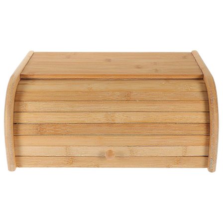 1. Træ Brødkasse til Køkken Husholdningsopbevaring Praktisk Madbeholder-FD-