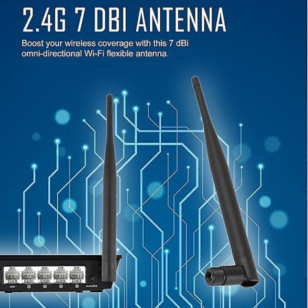 2,4 GHz 7dBi WiFi Antenneforstærker RP-SMA til Router