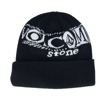 Volcom - Svart cuff Beanie - Lib Stone Legacy Beanie Black Cuff @ Hatstore