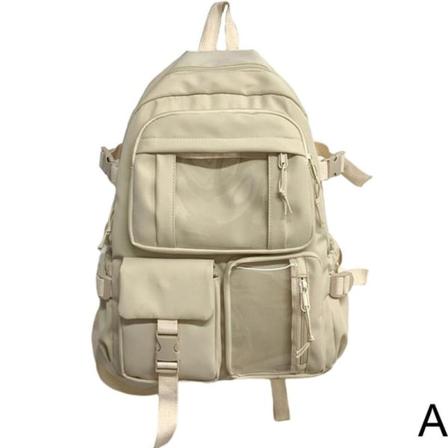 S-jiang Söt Kvinnor Ryggsäck Med Stor Kapacitet Vattentät Hona Sch