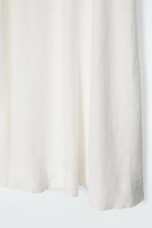 COS Women's A-Line Linen Maxi Dress in White