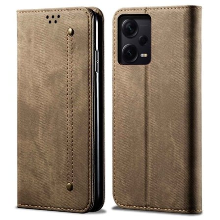 Jeans Xiaomi Redmi Note 12 Pro Plus fodral - Brun