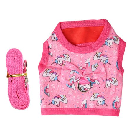 Kaninvaljaimet söt Unicorn Bunny Liivi valjaimet chinchilloille hamsterille marsuille kanille S