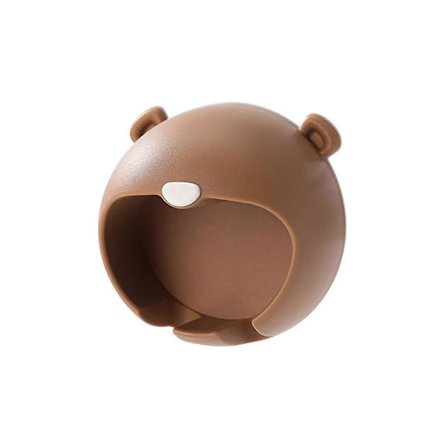 Tecknad Kanin Tandborsthållare, Väggmonterad, Silikon Sugpropp, Kanin Björn Design, Förvaring för Hemmabadrum (FMY)