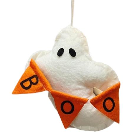 Halloween Pumpa Plyschleksak, Plysch Halloween Spöke Ornamentet - Mjuka Halloween Träprydnader för Trädet, Verandan, Baren, Uteplatsen, Takfoten, 