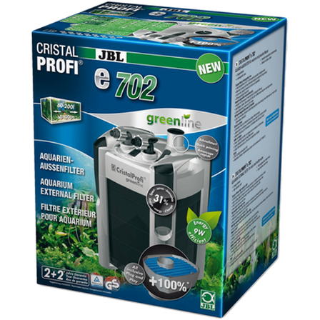 JBL - CristalProfi e702 Greenline External Filter 700L/h 700 l/h - Akvaristikk - Pumper & filtre for akvarium - Utvendig filter - ZOO.no