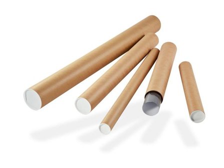 Dinkhauser Papptub 100x1000mm brun - Lyreco - Emballage och lagerutrustning - Lådor och well - Papptuber