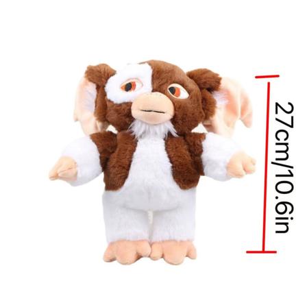 27 cm/ Gremlins Gizmo plysjleketøy myk, fluffy filmkarakter Gremlins 3 utstoppede plysjdukker Gaver white 10.6in