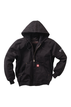 Jakke West Coast Choppers Heavy Duty Canvas Work Svart M