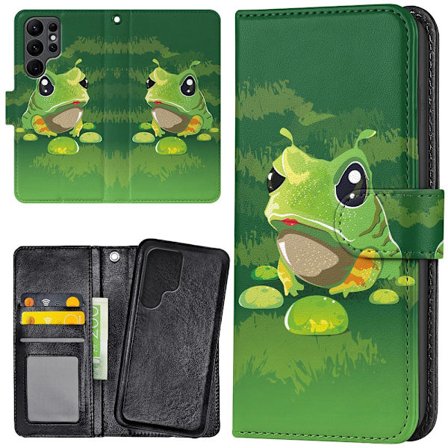 Samsung Galaxy S23 Ultra - Plånboksfodral/Skal Groda