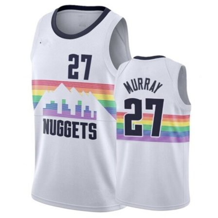 Baskettröja för herrar JOKIC 15# MURRAY 27# PORTER JR. 1# vuxen Mode Top tee Sport T-shirts I