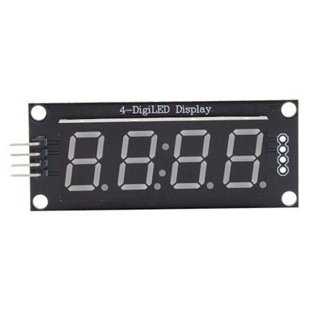 4-sifret 7-segment LED-displaymodul TM1637 Grønn for Arduino