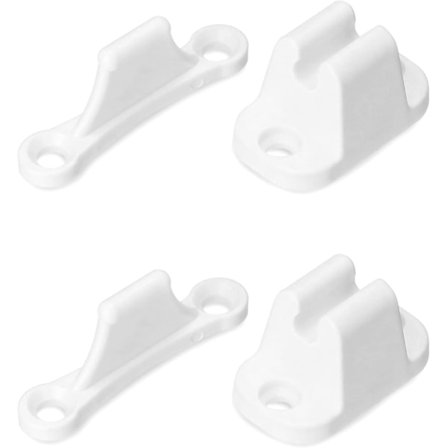 Dørholder til autocamper og campingvogn, kraftig dørstopper i plastik, tilbehør til autocamper og campingvogn (skruer inkluderet)