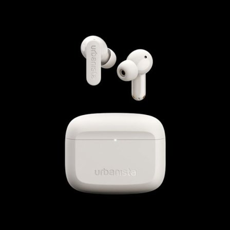 Bluetooth-hovedtelefoner - URBANISTA - Palo Alto - Cloud White - 45 timers batterilevetid - Adaptiv støjreduktion