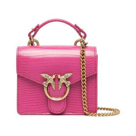 Pinko Shoulder Bags Pink, Dame Skuldertasker, Størrelse: ONE Size