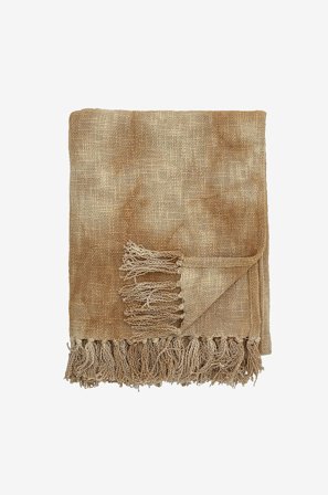 Bloomingville - Torkkupeitto Thelma - Keltainen - Torkkupeitot - 125X150 - - Homeroom