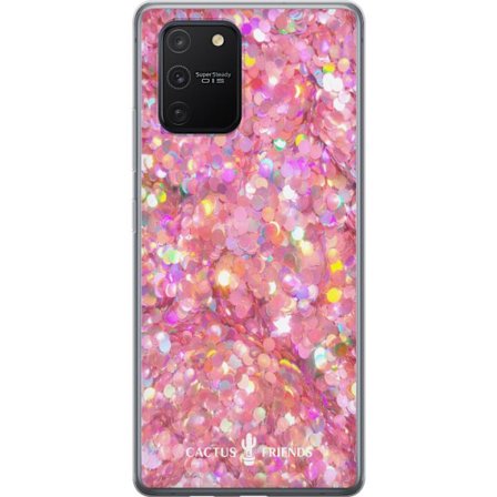 Kompatibelt Mobilskal till Samsung Samsung Galaxy S10 Lite Cactus and Friends – PinkGlitter