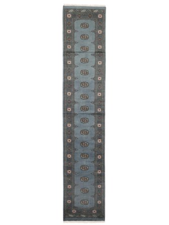 Medallion Small Pakistan Bokhara 2Ply Rug 79X405 Wool