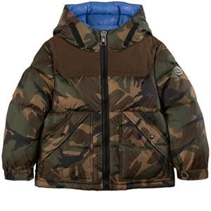 Kids - Moncler Sufaye Patterned Padded Jacket Brown 14 Years - Coats and jackets - 14 years - Brown