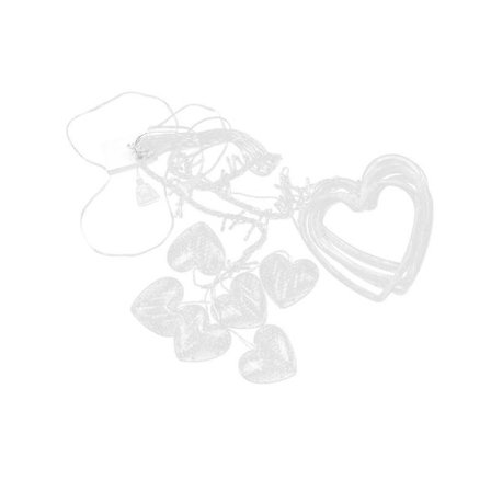 LED-jääpuikkovalosarja, valosarja, sydän, vedenkestävä, hääjuhla, koti, puutarha, makuuhuone, ulko- ja sisätiloihin, keijuvalo, seinäkoriste, Butto