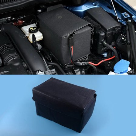Batteri Beskyttende Fryse Etui Cover Isolerende Jakke Bomuld Boks Varme Thermo Klud passer til VW Passat Golf Jetta A3 Leon Beetle