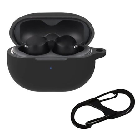 Soundpeats Free2 Classic silikonfodral med spänne - Svart