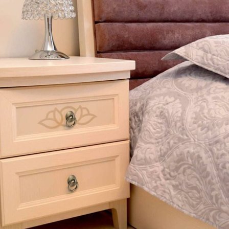 6-pack köksskåpshandtag, dörrknoppar, antik lådring D